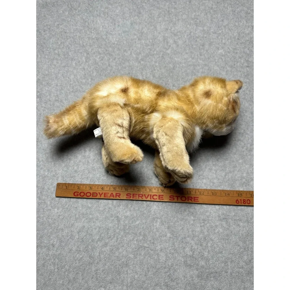 Demdaco Maine Coon Cat Plush‎ Ginger Tabby Stuffed Animal Cats & Kittens N00577